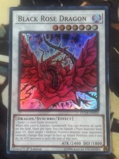 Yugioh: Black Rose Dragon - **ICONIC CARD**  1st Edition Ultra Rare Holo Card NM picture