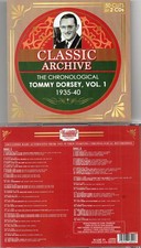 TOMMY DORSEY COMPLETE, VOL. 1 - 1935-40 W/RARE ALTERNATES 2 CDS NEW IMPORT picture