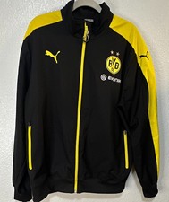 PUMA Borussia Dortmund BVB Soccer Full Zip Jacket Black/Yellow XL Evonik picture
