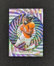 2023 Panini Illusions Mystique Mosaic SSP Marvin Mims #24 Rookie RC Broncos picture