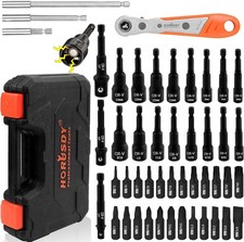Magnetic Nut Driver Set | 47-Piece | Nut Driver Set for Impact Drill | SAE (1/4