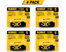 4 Pack DEWALT DCB205 20V Max XR 5.0Ah Lithium-Ion Batteries Pack Of 4. SEALED picture
