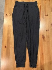 Soft Black Lululemon Leisure Sweat Pants Jogger Women's Size 4 picture