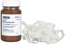 Dukal 260-EA Plain Wound Packing Strips 1/4 in. x 1 Count (Pack of 1), White picture