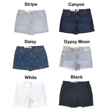 Seven7 Women's High Rise Relaxed Fit 5 Pocket Denim Weekend Short picture