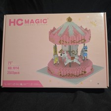 HC Magic Pink & White Carousel Change Blocks No. 1014, 2572 pieces NIB picture