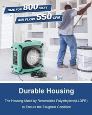 AlorAir PureAiro HEPA Max 770 Air Scrubber 550 CFM Negative Air Machine picture