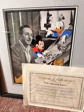 Walt Disney’s “Walt’s Drawing Board” Limited Edition Cel #8/950 Mickey 1993 picture