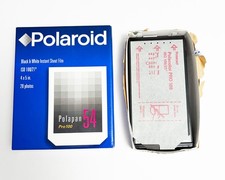 Polaroid 4x5 Film Lot - Sealed Box Of Type 54 & 16 Sheets Polacolor Pro 100 picture