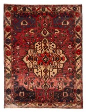 Vintage Traditional Hand-Knotted Area Rug 5'3