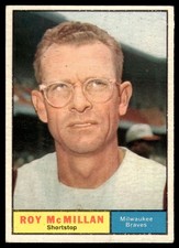 Roy McMillan 1961 Topps #465 Milwaukee Braves picture