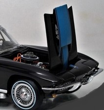 Corvette Chevrolet1:24Race Car12Chevy18Metal Body Model55 57 1963 1966 1967 1970 picture