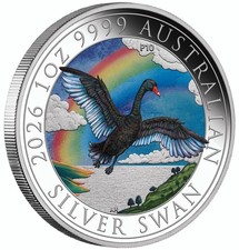 2026 Australian Swan 1 oz silver coin expo special picture