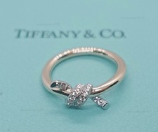 GiftTlfannyCoKnot Ring in 18k Yellow Gold 0.05 CTW size 7 picture