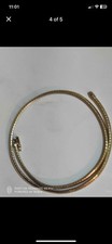 Solid Silver Omega painted Gold  16