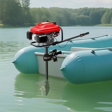 360 Degree Steering 200cc 4‑Stroke Boat Outboard Motor For 13‑19ft Vessel picture