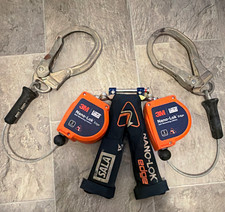 3M DBI-SALA Nano-Lok Edge Twin-Leg Self-Retracting Lifeline w/ Rebar Hooks picture