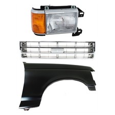 Fender and Headlight Kit For 1987-1988 Ford F-150 F-250 Primed Passenger Side picture