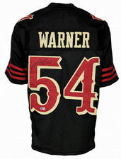 San Francisco Fred Warner Autographed Pro Style Rivalries Custom Jersey BAS A... picture