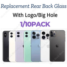Back Glass replacement Big hole For iPhone 11 12 13 14 15 16 XR X Rear Cover Lot picture
