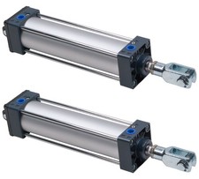 (2 Pack) Double Acting Tailgate Tie Rod Style Pneumatic Cylinder picture