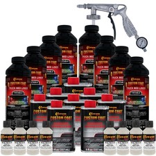 Custom Coat Bright White 2 Gal Urethane Spray-On Truck Bed Liner Kit - Spray Gun picture