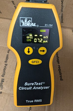 Ideal 61-164 SureTest Circuit Analyzer True RMS (TURNS ON/SCREEN MOVES) picture