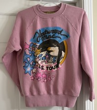 RARE Vintage Madeworn Fleetwood Mac U.S. Tour Cropped Sweatshirt Women XS LOOK picture