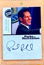 RARE - 2013 Press Pass Parks & Recreation PAUL RUDD On-Card Signed Auto #PR2 picture