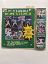 1989-90 SCORE BASEBALL 100 HOTTEST ROOKIES PLAYERS 100 CARD SEALED SET W/BOOK picture