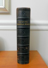 1858, The Poetical Works of Sir Walter Scott.. Complete in One Volume LEATHER VG picture