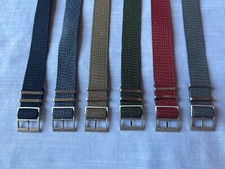 WISCASSET WATCH - Perlon Melange Watch Straps (FREE SHIPPING) picture