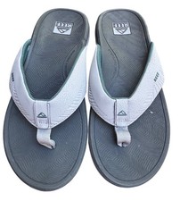 Reef Cushion Spring 2.0 Size 8 EU 40 Men's Thong Sandal Gray EUC picture