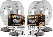 PowerStop Z36 Truck & Tow Brake Pad & Rotor Kit Front & Rear K2798-36 picture