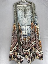 Camilla Kaftan Womens One Size Multicoloured Dress Silk Embellished Tie picture