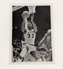 Undated press photo - Earvin Magic Johnson - Showtime Los Angeles Lakers - 5x7in picture