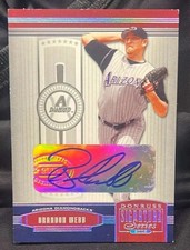Donruss Signature Series 2005 Brandon Webb Arizona Diamondbacks #9 Auto Silver picture