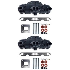 2×Dry Joint Exhaust Manifold Kit For MerCruiser 5.0L 5.7L 6.2L V8 Marine Engine picture