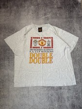Vintage 1995/96 Manchester United Winners Gray Shirt sz XL picture