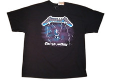 T-Shirt - METALLICA Ride the Lightning Official Merch - Size 2XL Brand New picture