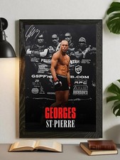 Georges St Pierre UFC Champion Tribute Fight Art Poster picture