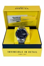 15258 Invicta Mens I-Force Veltrix Stainless Steel Black Dial 44mm Watch 3Hand picture