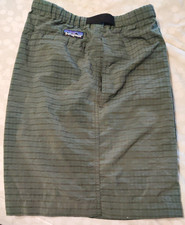 Vintage Patagonia River Shorts Mens Med Green Plaid Check 9