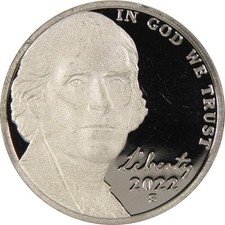2022 S Jefferson Nickel Proof 5c Coin Collectible picture