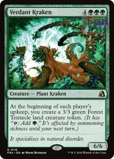 MTG FRA *FOIL* R Verdant Kraken #118 NM picture