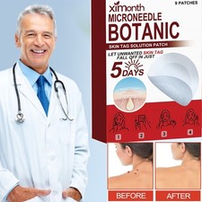 1-5 BOX MICRONEEDLE BOTANIC Skin Tag & Acne Patch Skin Tag Remover Patches US picture