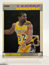 1987-88 Fleer - Magic Johnson #56 Los Angeles Lakers picture