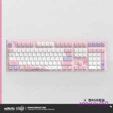 Honkai Impact 3 Elysia Mechanical Keyboard Kailh BOX White Glacier Pandas Gift picture