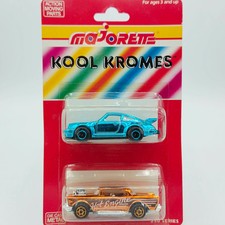 Majorette Porsche 911 #209 / '57 Chevy Bel Air #223 (1990 Kool Kromes - 200 picture