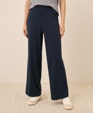 Pact Women’s Airplane Pintuck Wide Leg Pants Large 29